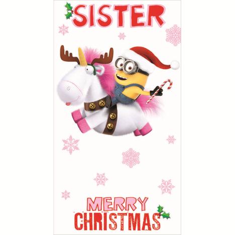 Sister Minions Christmas Card £2.10